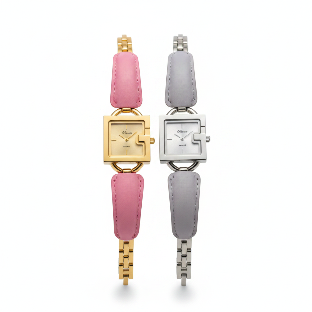 Ladies' Square Dial Chain Strap Fashion Watch