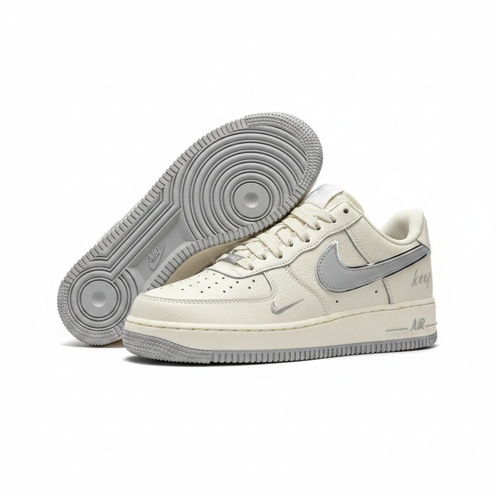 Nike Air Force 1 Low ‘Keep’ – Cream & Silver