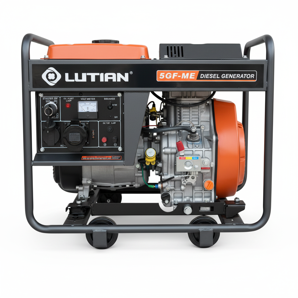 Lutian 6.5KVA Diesel Generator 5GF-ME