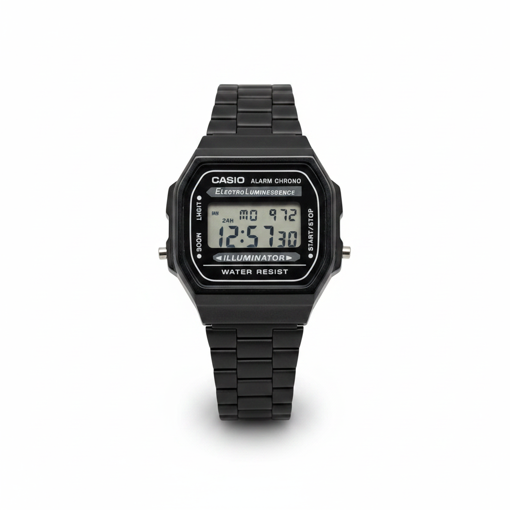 Casio Alarm Chrono Digital Watch – Black