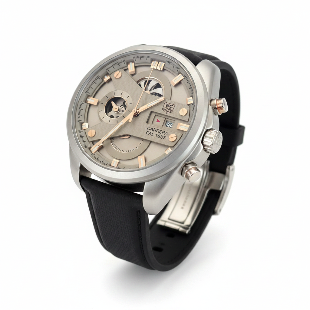 TAG Heuer Carrera Champagne Dial Chronograph Watch