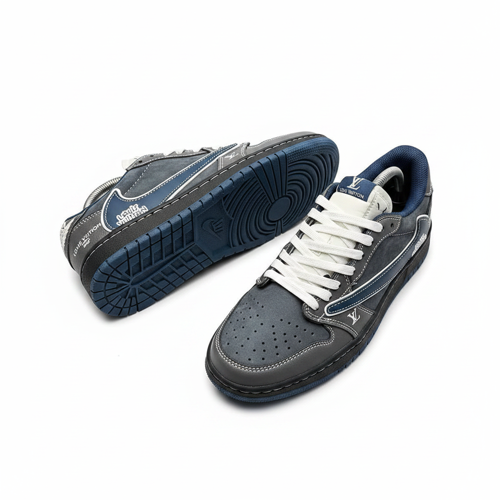 Louis Vuitton x Nike Trainer Low Navy