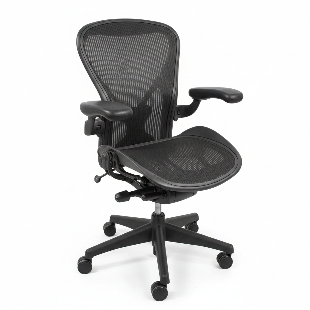 Black Mesh Ergonomic Office Chair
