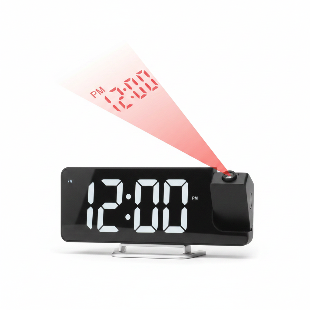 DCX-673 LED Digital Projection Alarm Clock