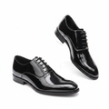 Black Patent Leather Oxford Dress Shoes