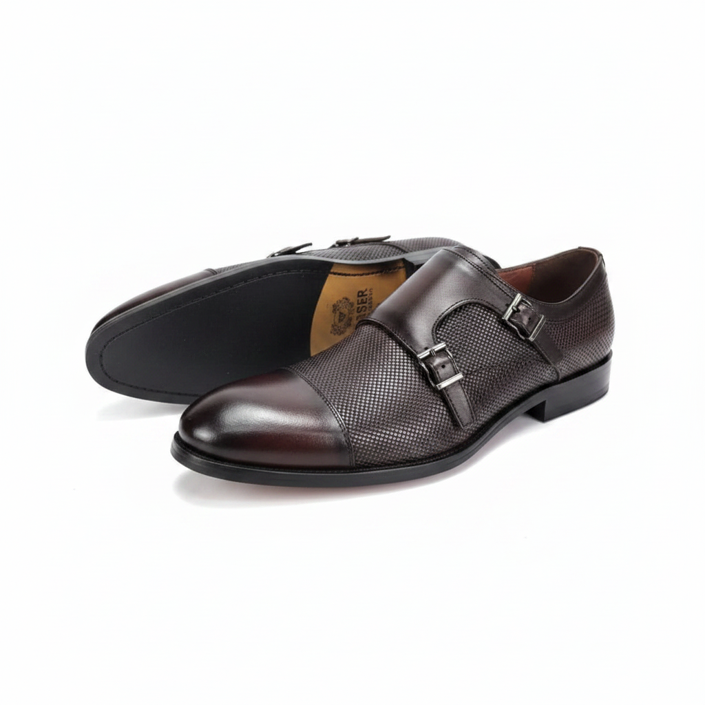 Franco Banetti Double Monk Strap Shoes