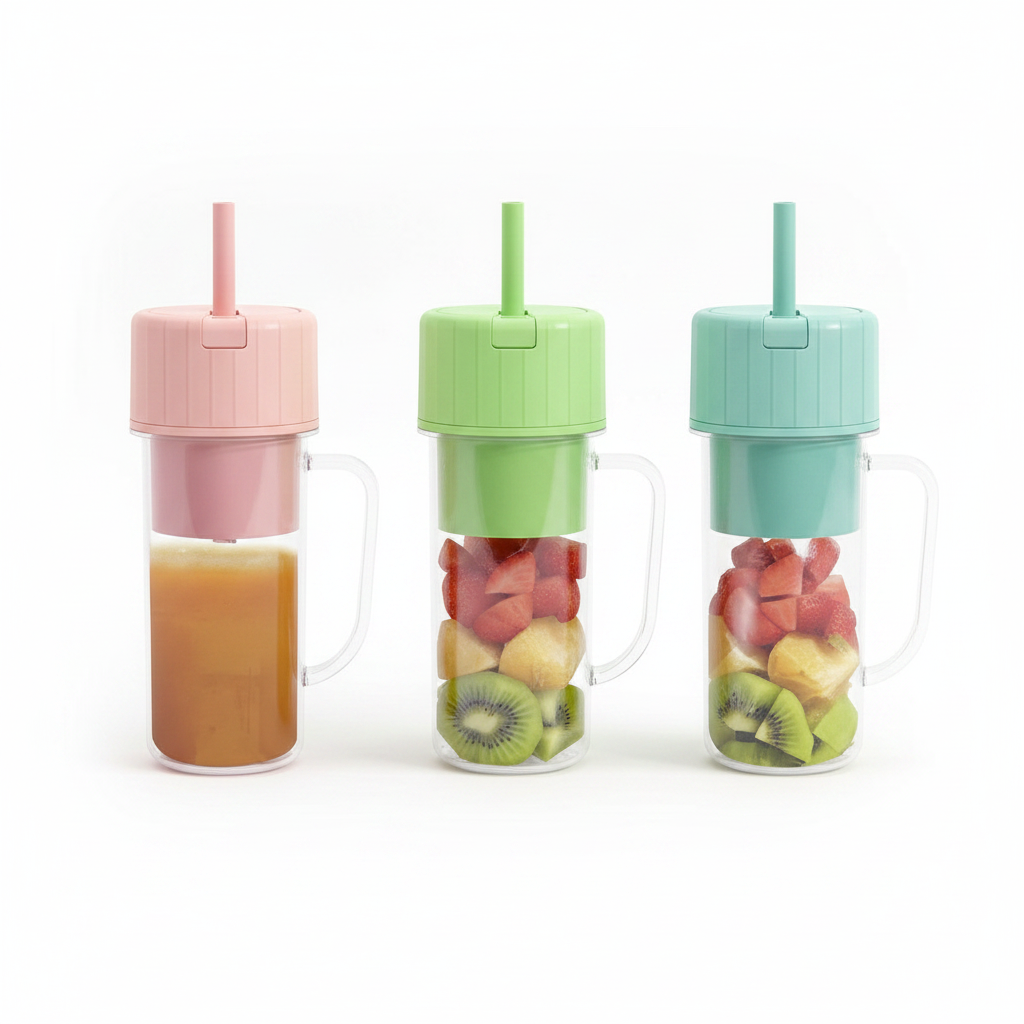 Straw-Type Electric Juicing Cup 500ml