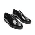 Patent Leather Lace-Up Oxford Shoes