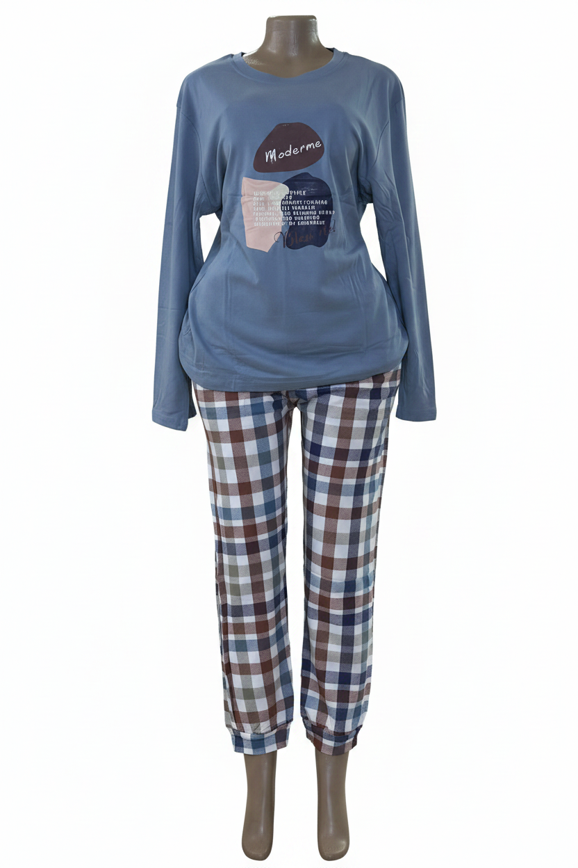 Ladies Moderme Graphic Pajama Set