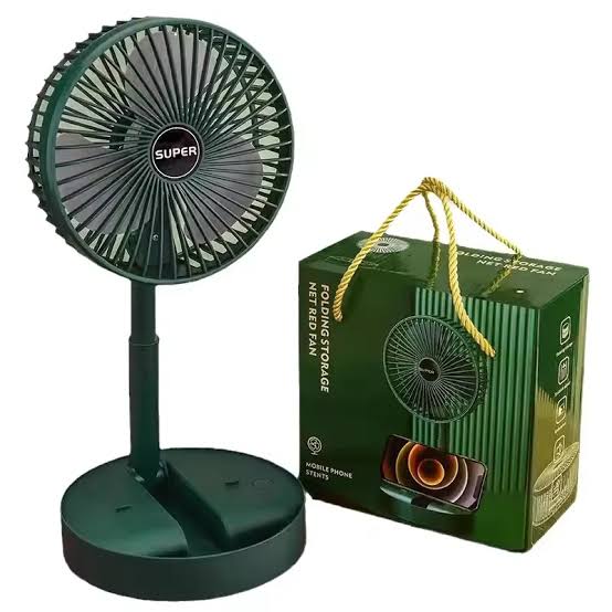 Folding Storage Net Red Fan