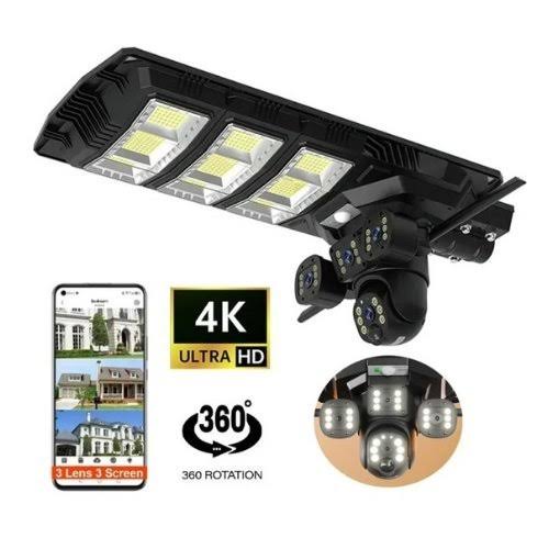 AI Solar Camera+Lighting 2-in-1 ColorVu 4K Ultra HD