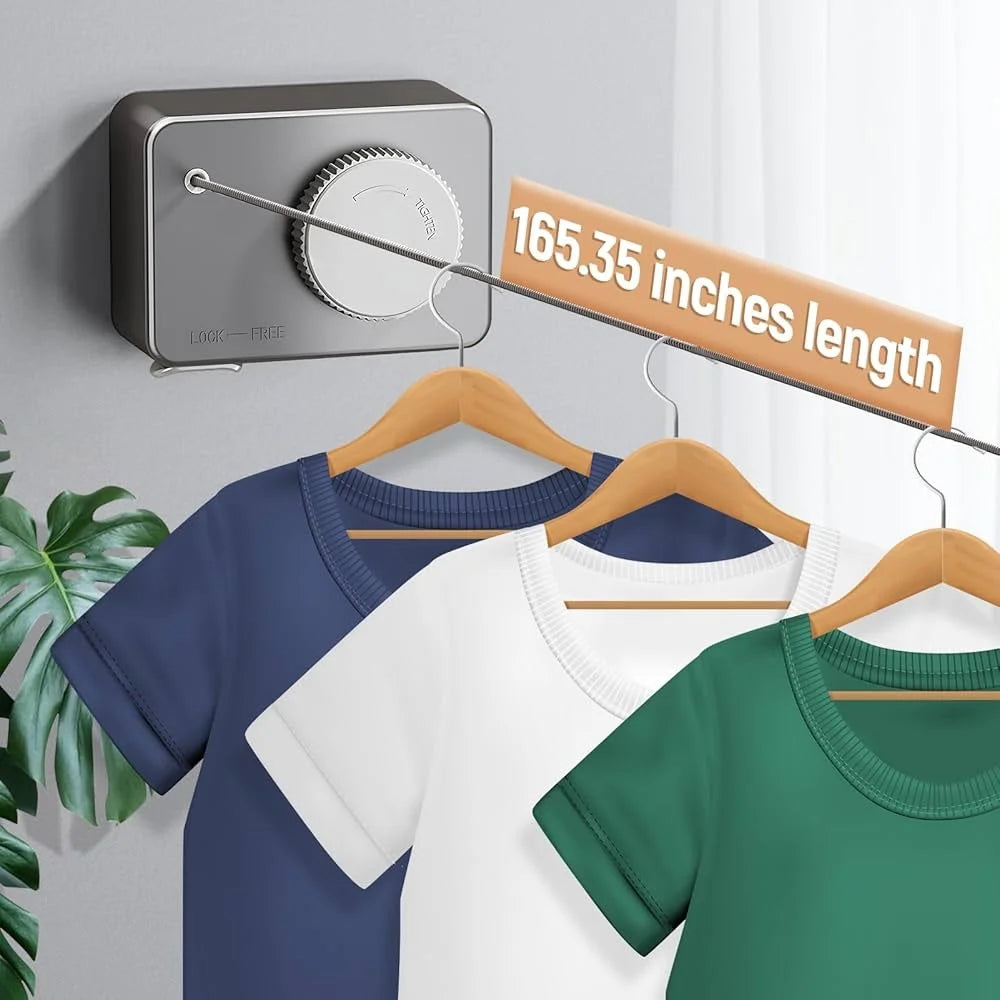 Retractable Clothesline Wall-Mounted Drying Rope