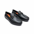 Men’s Black Leather Loafers