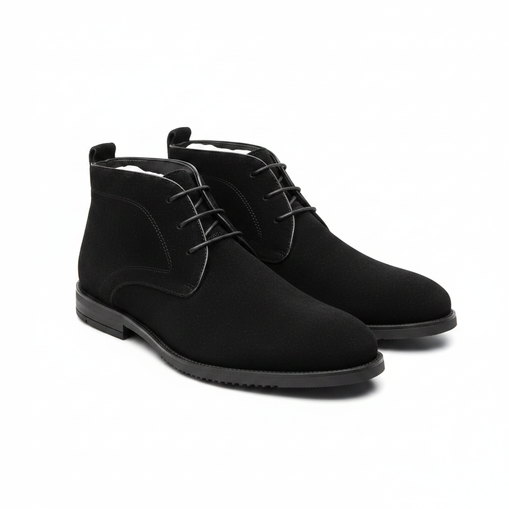 Men’s Black Suede Chukka Boots