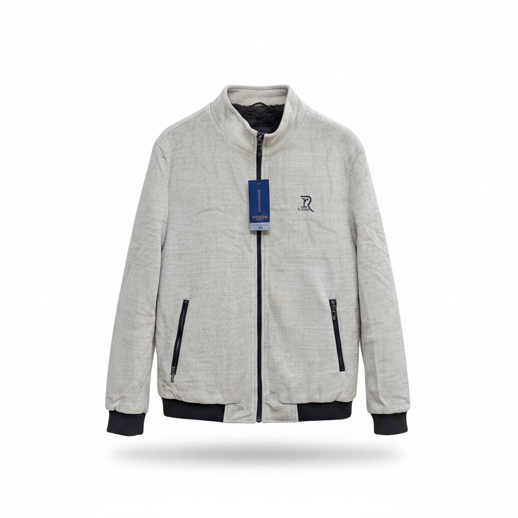 Men's Fleece-Lined Bomber Jacket