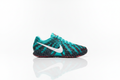 Nike Zoom Teal & Red Basketball Shoes