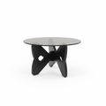 Round Glass Top Coffee Table