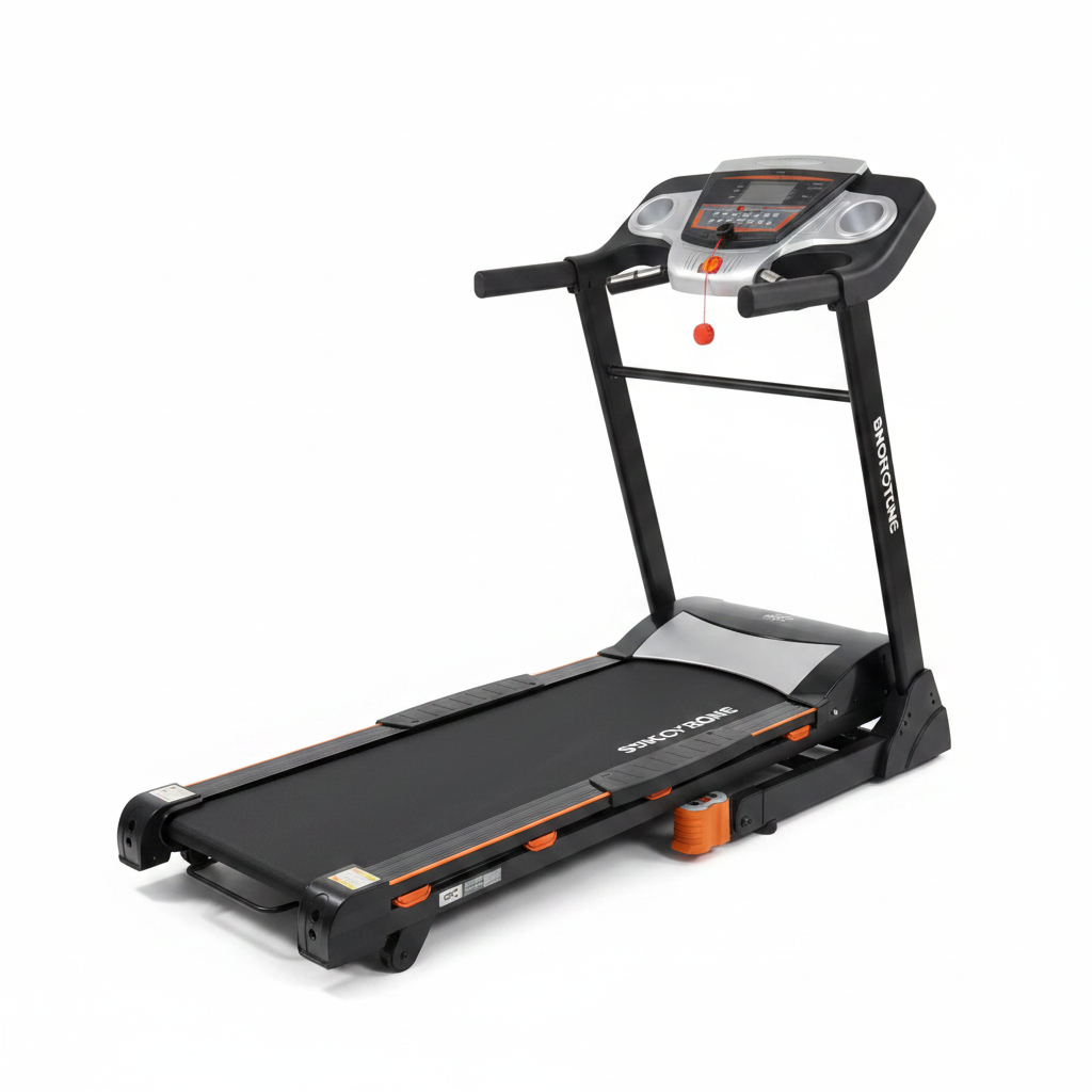 Home & Commercial Treadmill flat view - White Background